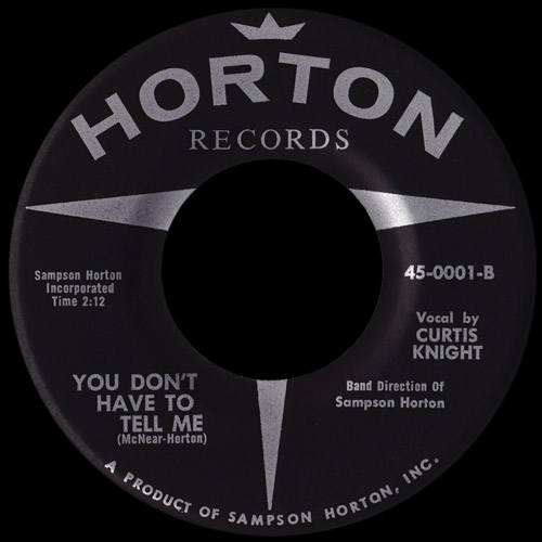Curtis Knight - You Don't Have To Tell Me